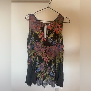 Free People Floral Tunic
